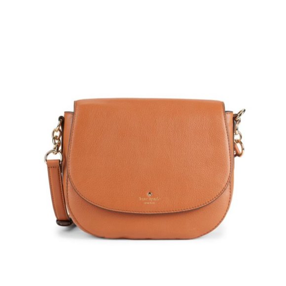 kate spade Handbags - KATE SPADE Saffron Larchmont Avenue Crossbody Warm Cognac Brown